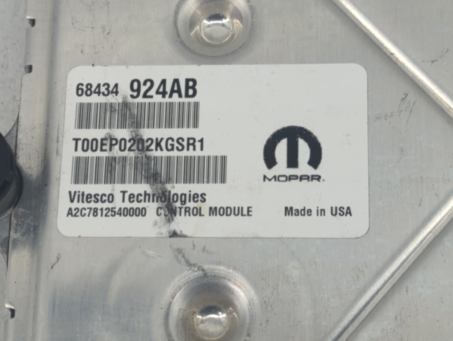 2020-2022 Dodge Challenger PCM Engine Control Computer ECU ECM PCU OEM P/N:68434924AB P68528187AC Fits Fits 2020 2021 2022 O