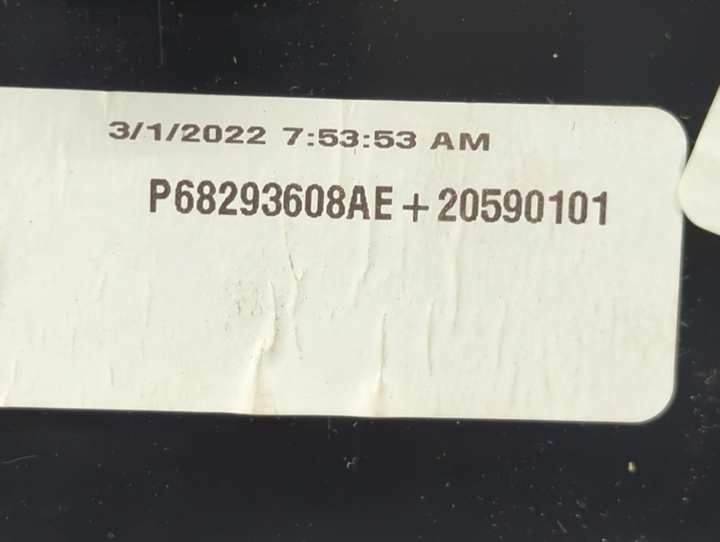 2022 Dodge Challenger Climate Control Module Temperature AC/Heater Replacement P/N:P68293608AE 20590101 Fits OEM Used Auto P