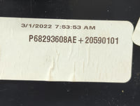 2022 Dodge Challenger Climate Control Module Temperature AC/Heater Replacement P/N:P68293608AE 20590101 Fits OEM Used Auto P