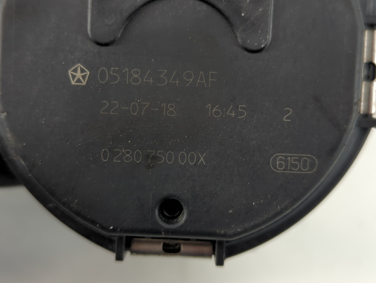 2011-2022 Dodge Challenger Throttle Body P/N:0 280 750 00X 05184349AF Fits OEM Used Auto Parts - Oemusedautoparts1.com