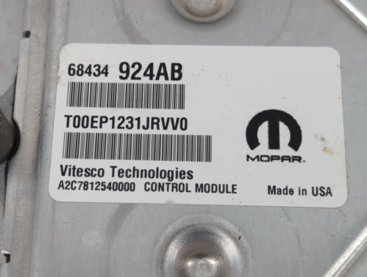 2020-2022 Dodge Charger PCM Engine Control Computer ECU ECM PCU OEM P/N:68434024AC Fits Fits 2020 2021 2022 OEM Used Auto Pa