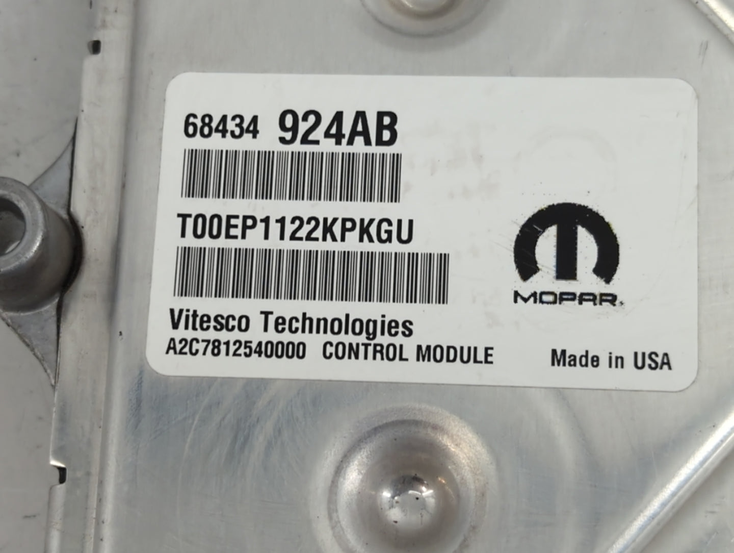 2020-2022 Dodge Charger PCM Engine Control Computer ECU ECM PCU OEM P/N:68434924AB Fits Fits 2020 2021 2022 OEM Used Auto Pa