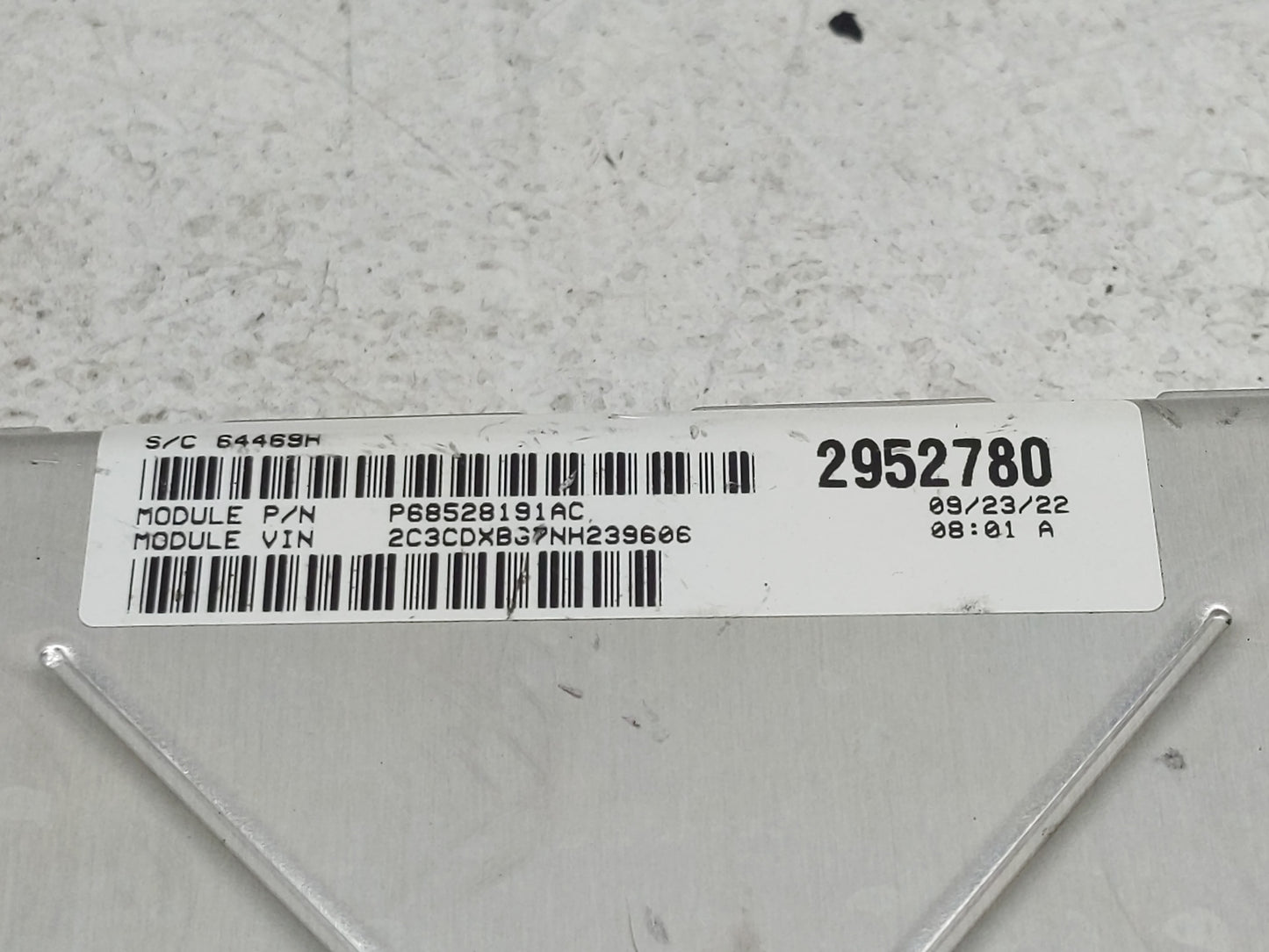 2020-2022 Dodge Charger PCM Engine Control Computer ECU ECM PCU OEM P/N:68434924AC Fits Fits 2020 2021 2022 OEM Used Auto Pa