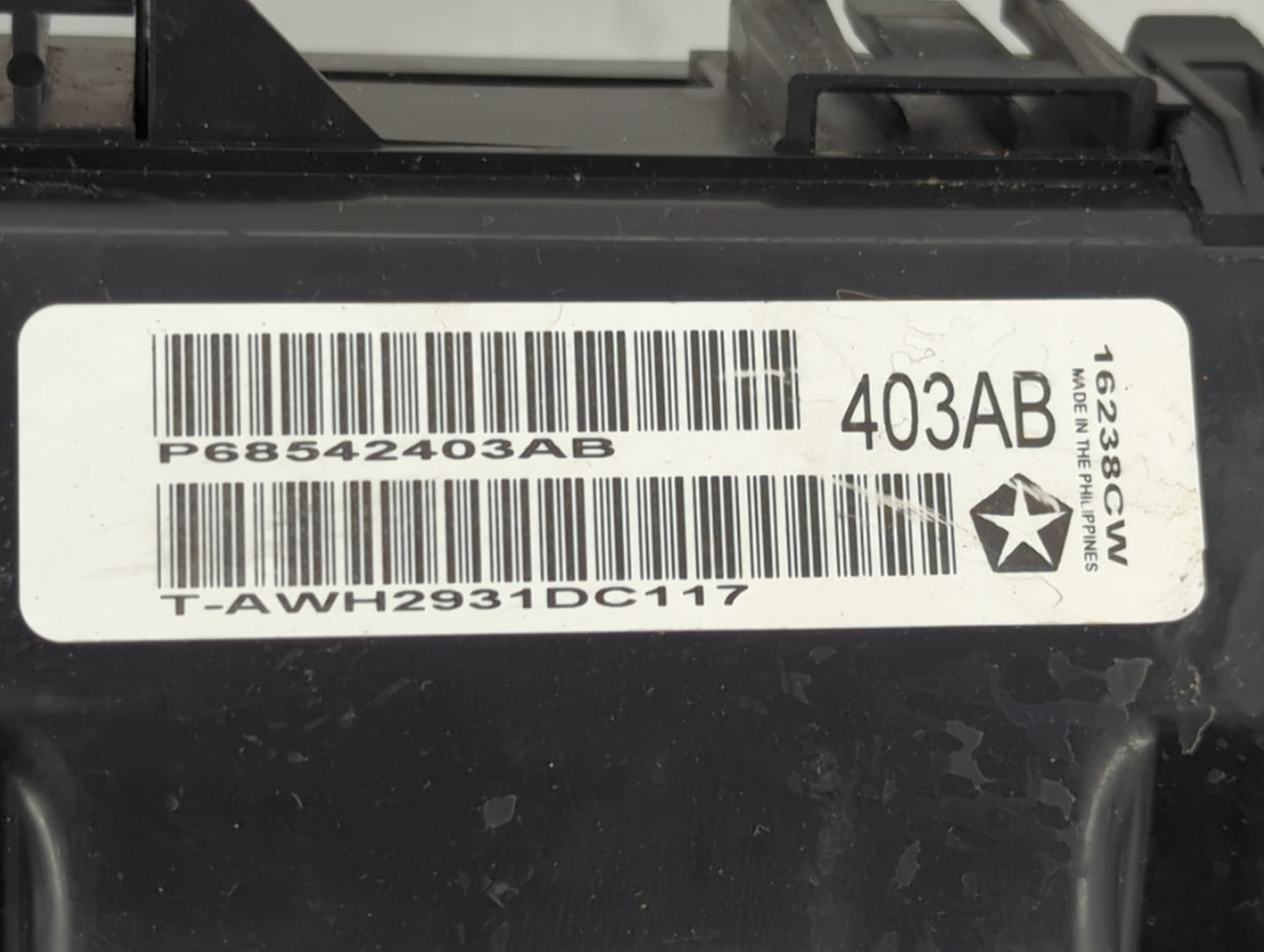 2022 Dodge Charger Fusebox Fuse Box Panel Relay Module P/N:P68542403AB Fits OEM Used Auto Parts - Oemusedautoparts1.com