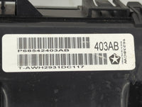 2022 Dodge Charger Fusebox Fuse Box Panel Relay Module P/N:P68542403AB Fits OEM Used Auto Parts - Oemusedautoparts1.com