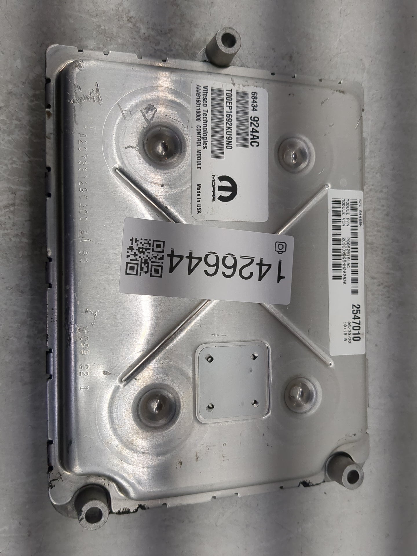 2020-2022 Dodge Charger PCM Engine Control Computer ECU ECM PCU OEM P/N:68434 924AC T00EP1692KU9N0 Fits Fits 2020 2021 2022 