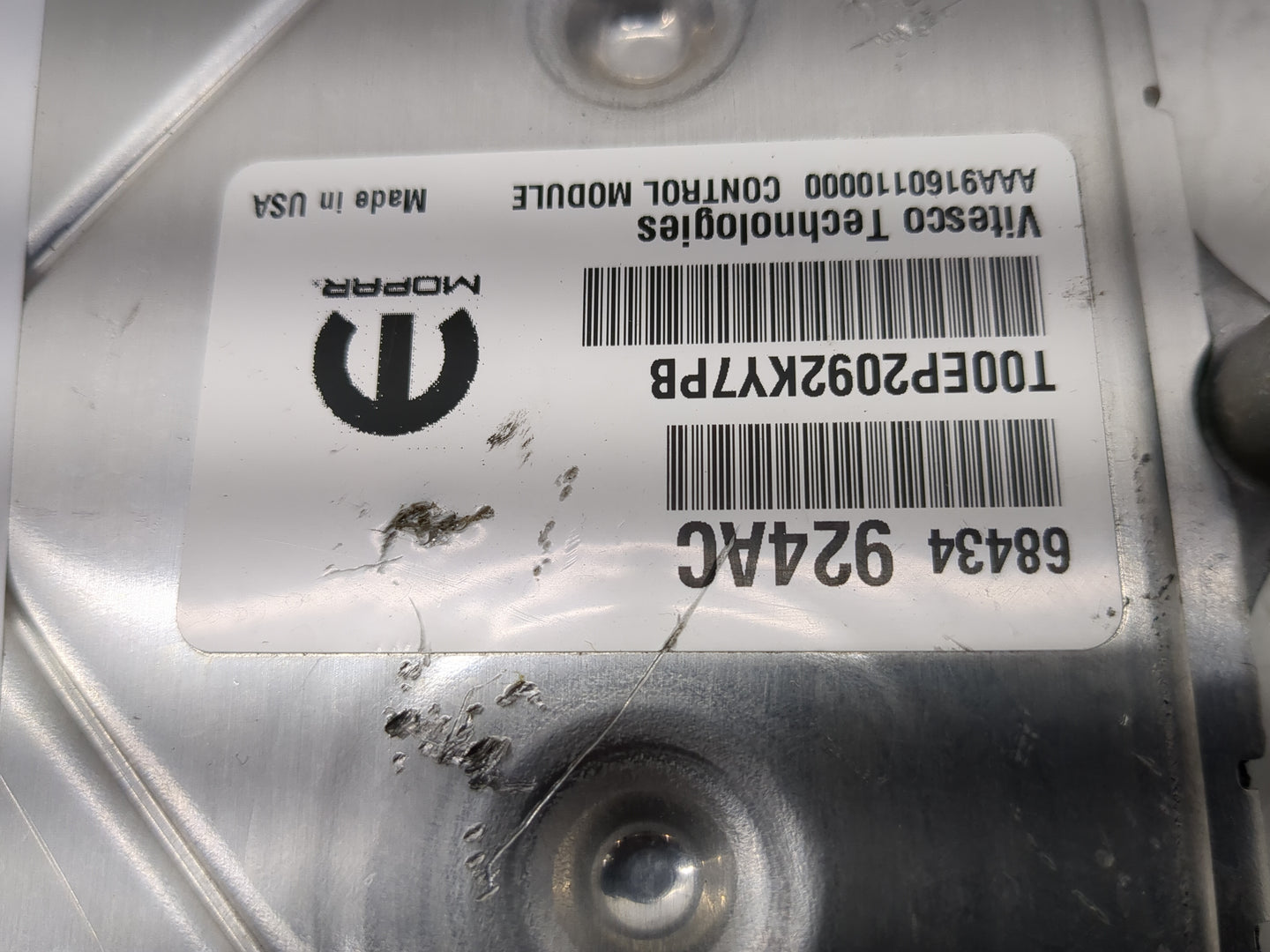 2020-2022 Dodge Charger PCM Engine Control Computer ECU ECM PCU OEM P/N:68434924AC Fits Fits 2020 2021 2022 OEM Used Auto Pa