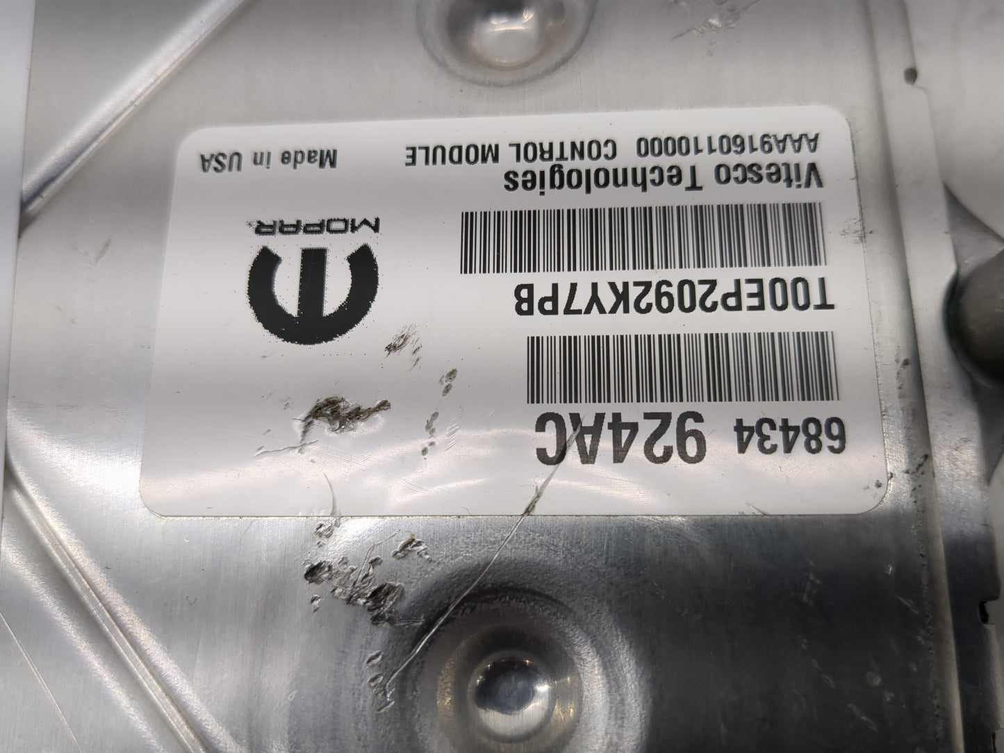 2020-2022 Dodge Charger PCM Engine Control Computer ECU ECM PCU OEM P/N:68434924AC Fits Fits 2020 2021 2022 OEM Used Auto Pa