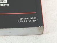 2022 Dodge Charger Owners Manual Book Guide OEM Used Auto Parts - Oemusedautoparts1.com