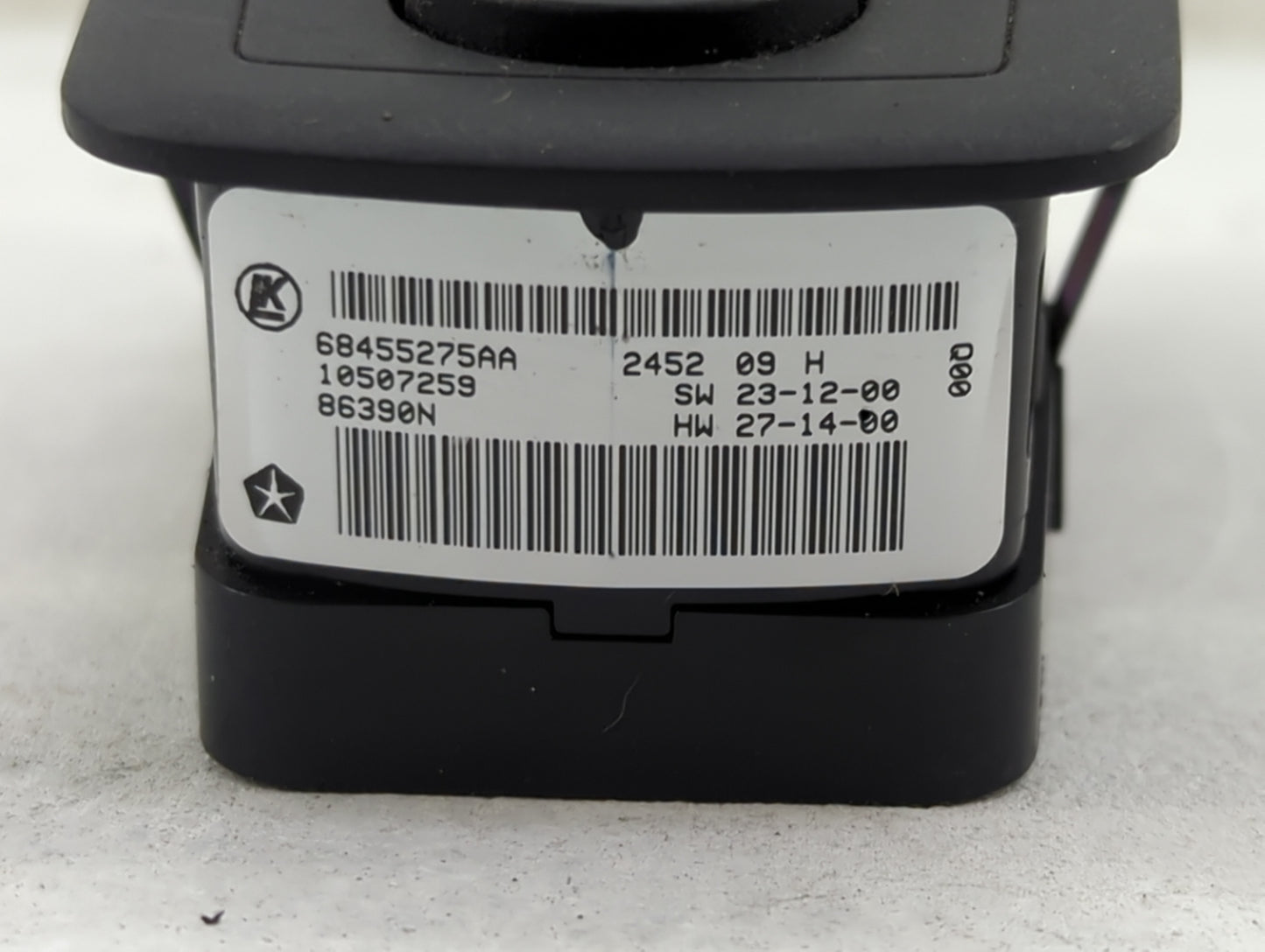 2020-2022 Dodge Charger Master Power Window Switch Replacement Driver Side Left P/N:68455275AA 10507259 Fits Fits 2020 2021 
