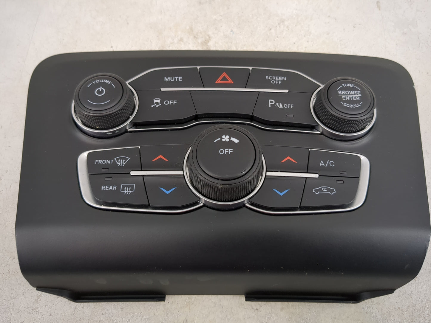 2017-2022 Dodge Charger Climate Control Module Temperature AC/Heater Replacement P/N:P68293615AD Fits OEM Used Auto Parts - 