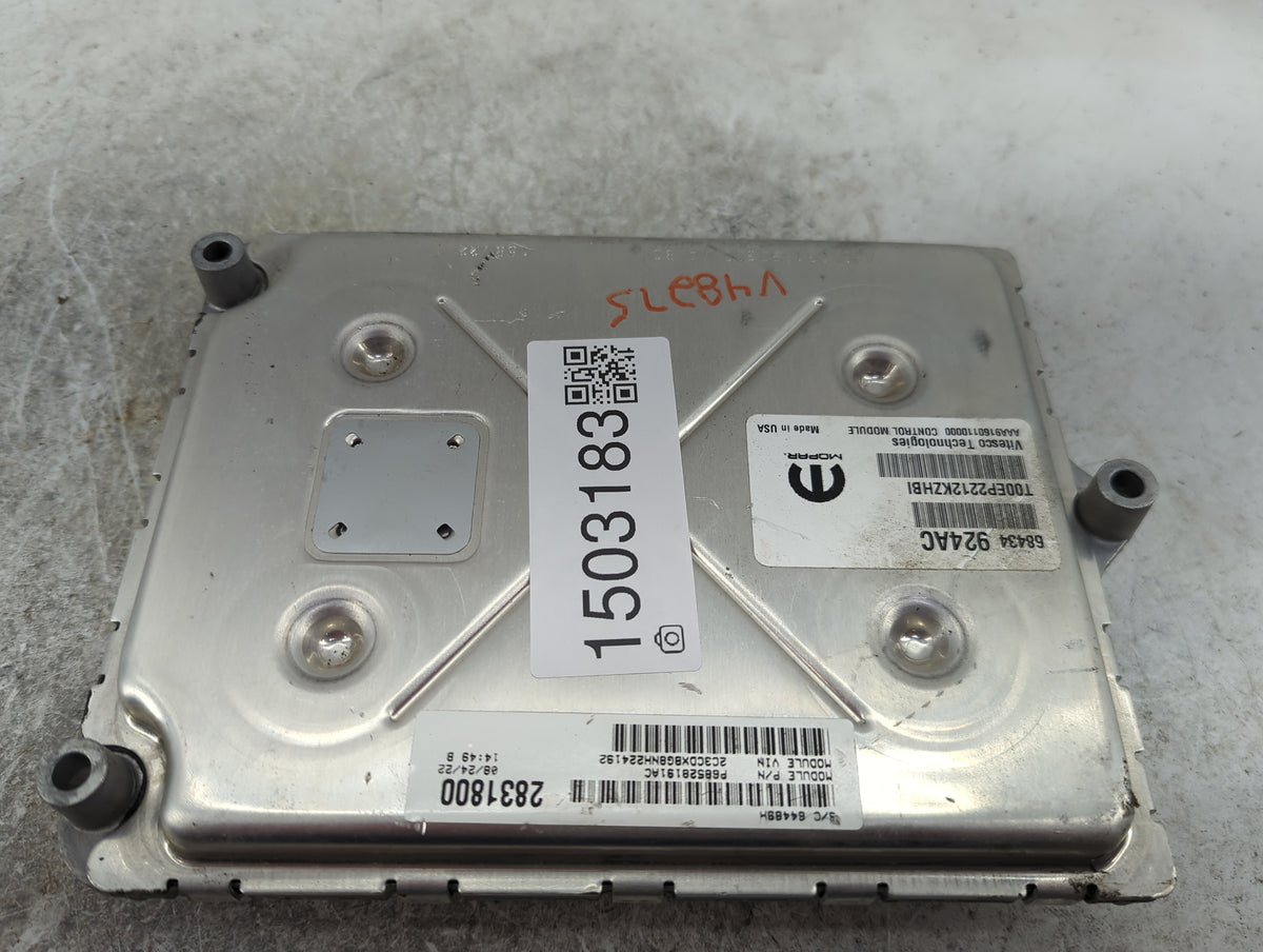 2020-2022 Dodge Charger PCM Engine Control Computer ECU ECM PCU OEM P/N:68434 924AC T00EPZ212KZHBI Fits Fits 2020 2021 2022 