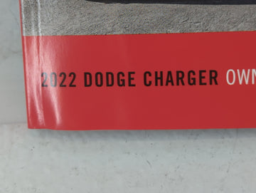 2022 Dodge Charger Owners Manual Book Guide OEM Used Auto Parts