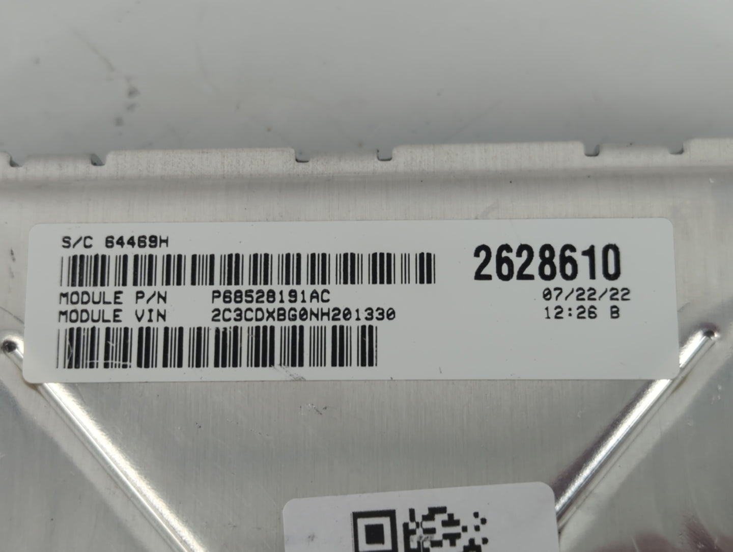 2020-2022 Dodge Charger PCM Engine Control Computer ECU ECM PCU OEM P/N:68434924AC Fits Fits 2020 2021 2022 OEM Used Auto Pa
