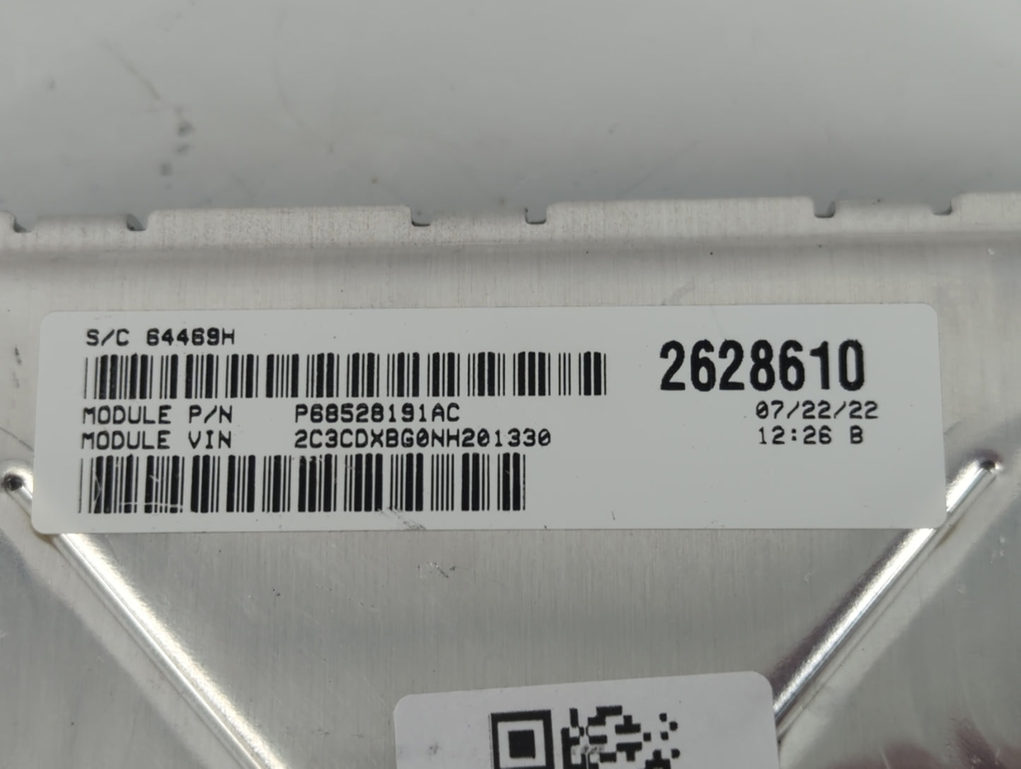 2020-2022 Dodge Charger PCM Engine Control Computer ECU ECM PCU OEM P/N:68434924AC Fits Fits 2020 2021 2022 OEM Used Auto Pa
