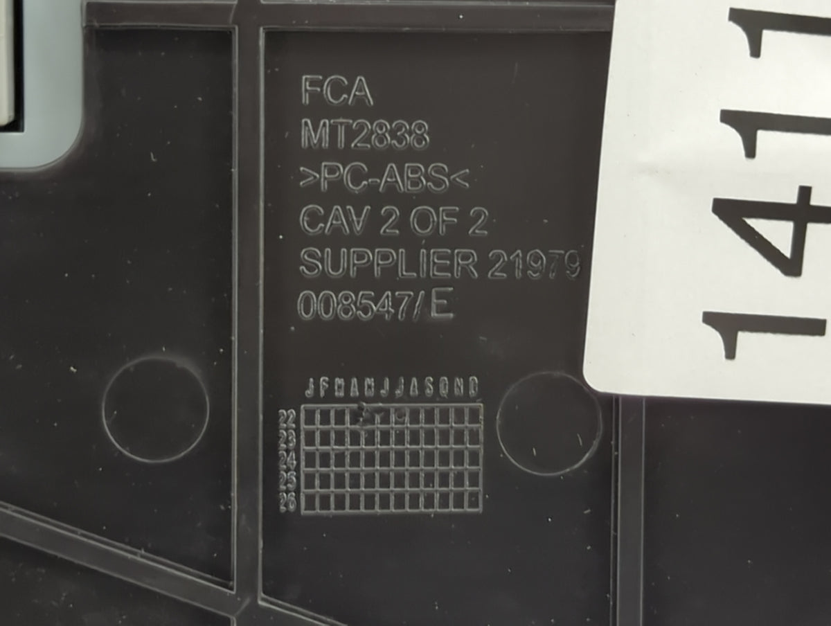 2022 Dodge Durango Information Radio Display Screen - Oemusedautoparts1.com