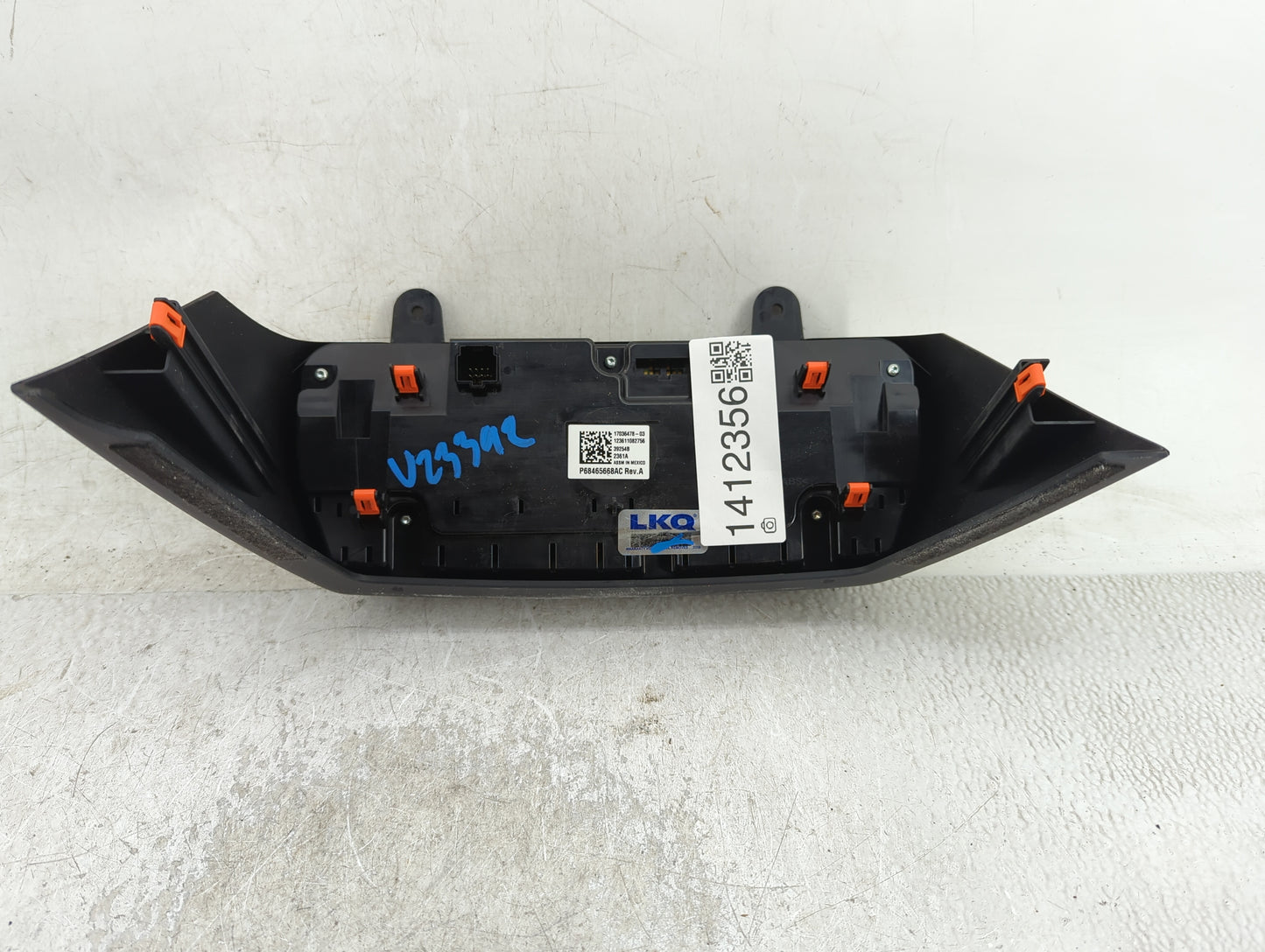 2021-2022 Dodge Durango Climate Control Module Temperature AC/Heater Replacement Fits Fits 2021 2022 OEM Used Auto Parts - O