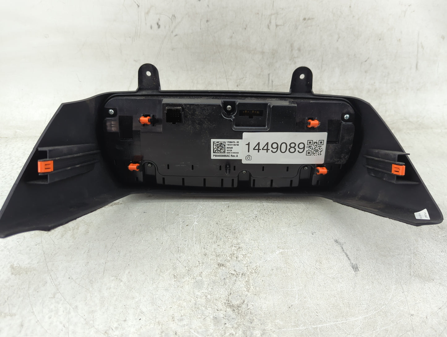 2021-2022 Dodge Durango Climate Control Module Temperature AC/Heater Replacement P/N:P68465666AC 17036476-03 Fits Fits 2021 