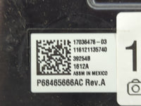 2021-2022 Dodge Durango Climate Control Module Temperature AC/Heater Replacement P/N:P68465666AC 17036476-03 Fits Fits 2021 