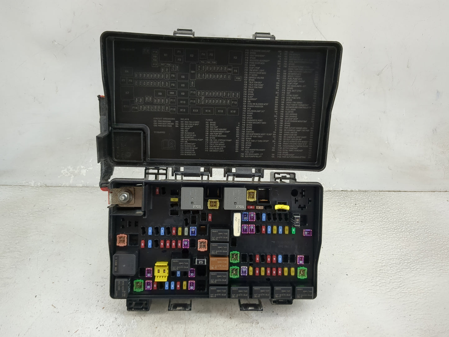 2022 Dodge Durango Fusebox Fuse Box Relay Module Tipm 1475931 - Oemusedautoparts1.com