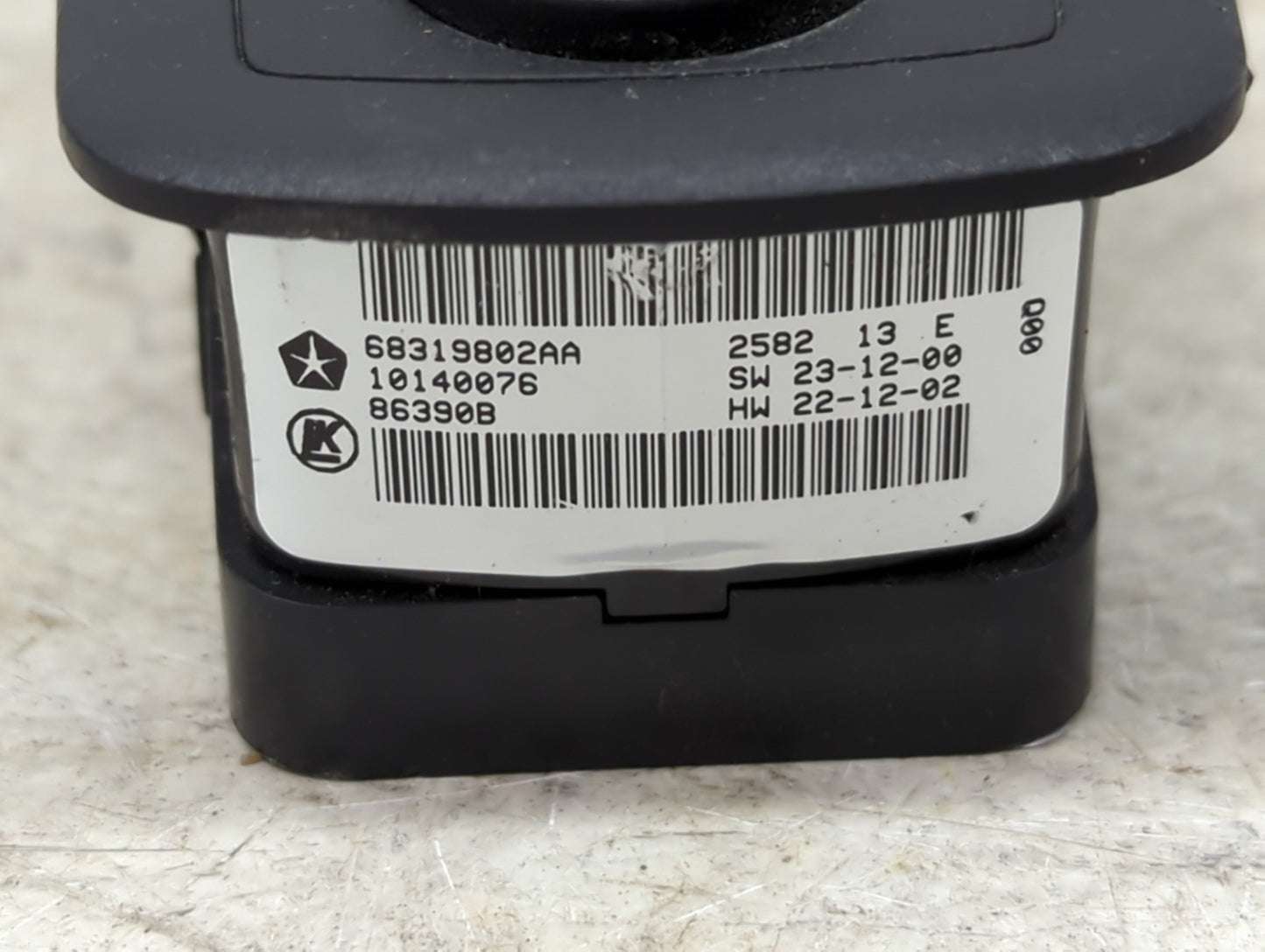 2022 Dodge Durango Master Power Window Switch Replacement Driver Side Left P/N:68319802AA 10140076, 86390B Fits OEM Used Aut