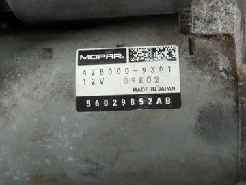 2022 Dodge Ram 1500 Car Starter Motor Solenoid OEM P/N:56029852AB 428000-9301 Fits OEM Used Auto Parts