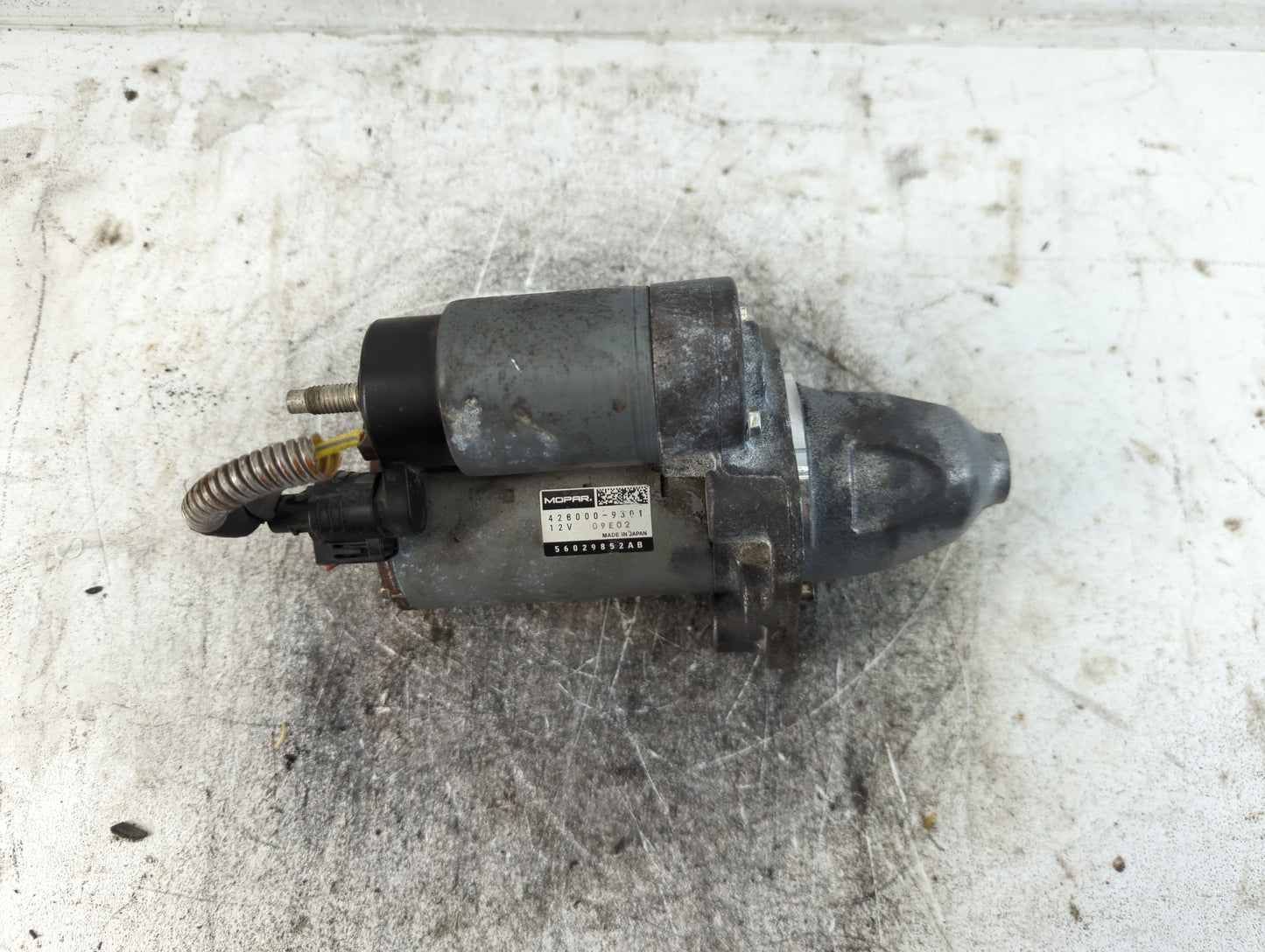 2022 Dodge Ram 1500 Car Starter Motor Solenoid OEM P/N:56029852AB 428000-9301 Fits OEM Used Auto Parts - Oemusedautoparts1.c