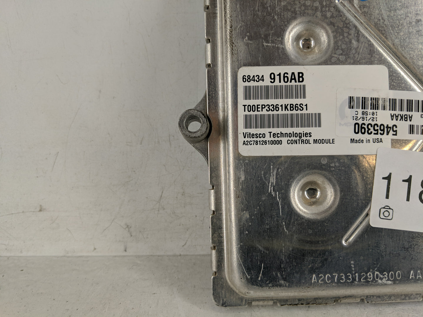 2022 Dodge Ram 1500 PCM Engine Control Computer ECU ECM PCU OEM P/N:68434916AB Fits Fits 2021 OEM Used Auto Parts - Oemuseda