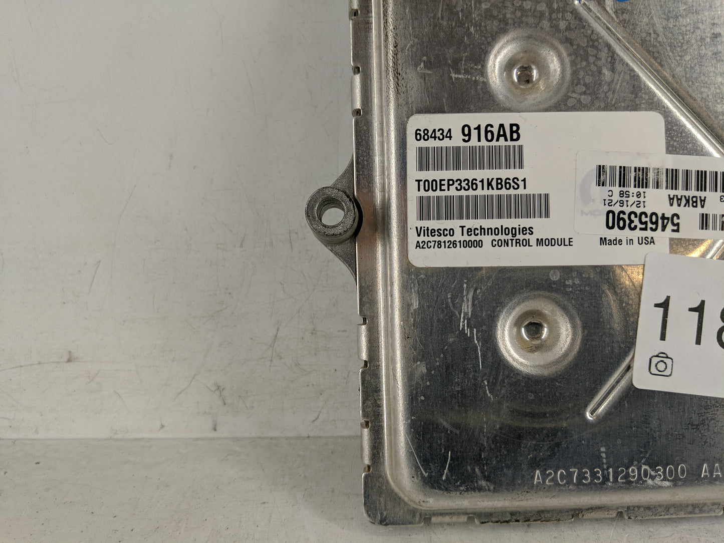 2022 Dodge Ram 1500 PCM Engine Control Computer ECU ECM PCU OEM P/N:68434916AB Fits Fits 2021 OEM Used Auto Parts - Oemuseda