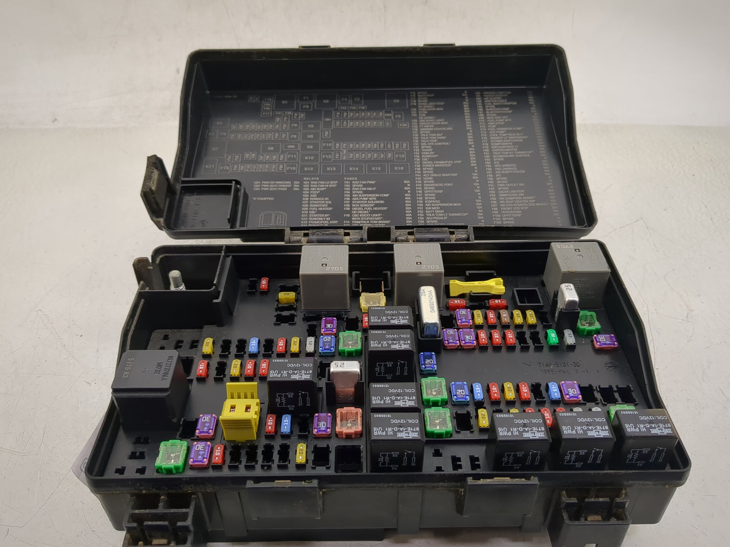 2022 Dodge Ram 1500 Fusebox Fuse Box Panel Relay Module P/N:68258527AA Fits OEM Used Auto Parts - Oemusedautoparts1.com