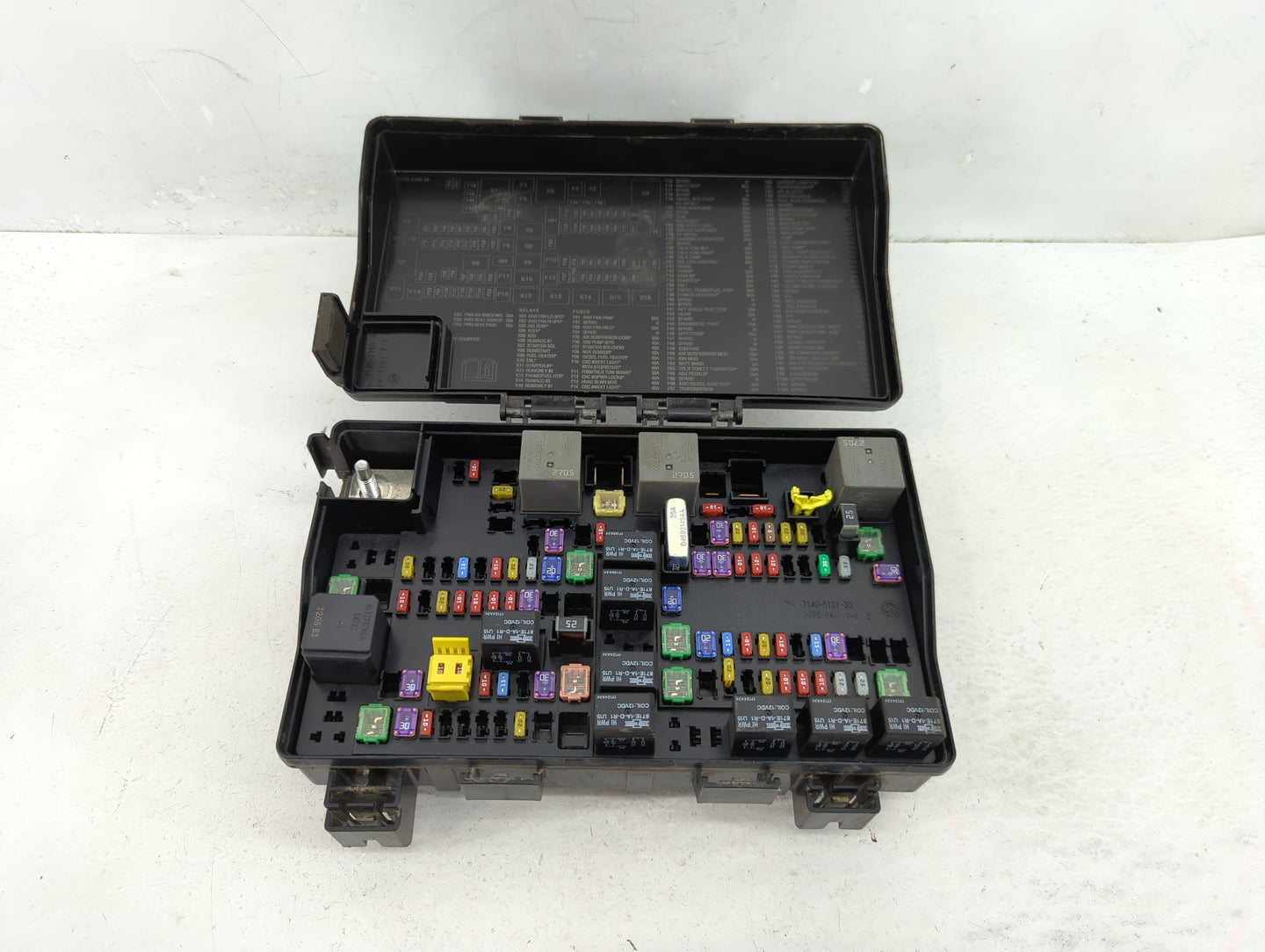 2022 Dodge Ram 1500 Fusebox Fuse Box Panel Relay Module P/N:7140-1980-30 Fits OEM Used Auto Parts - Oemusedautoparts1.com