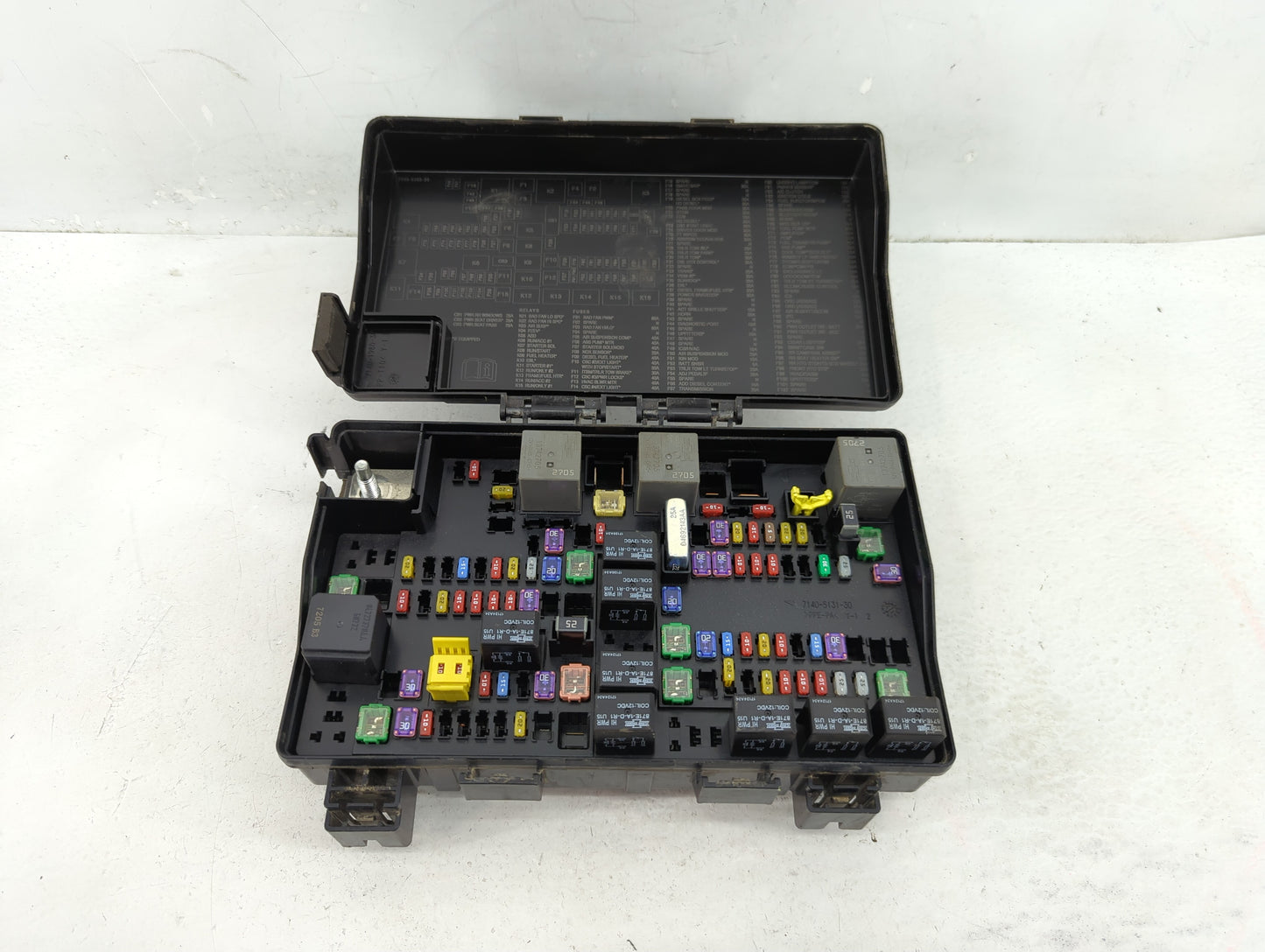 2022 Dodge Ram 1500 Fusebox Fuse Box Panel Relay Module P/N:7140-1980-30 Fits OEM Used Auto Parts - Oemusedautoparts1.com