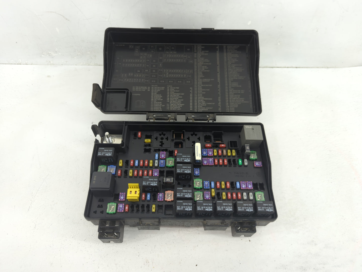 2022 Dodge Ram 1500 Fusebox Fuse Box Panel Relay Module P/N:7140-1980-30 Fits OEM Used Auto Parts - Oemusedautoparts1.com