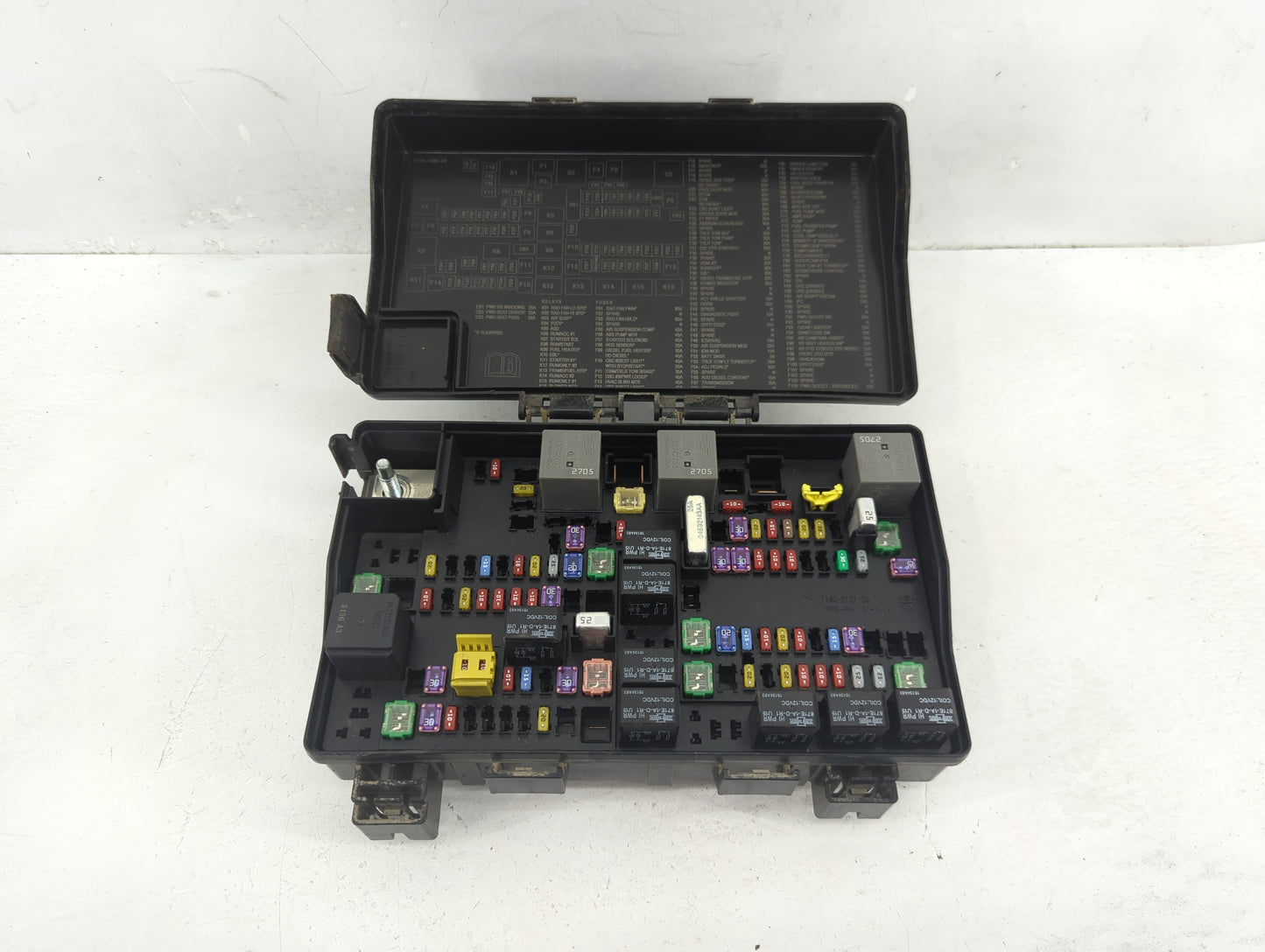 2022 Dodge Ram 1500 Fusebox Fuse Box Panel Relay Module P/N:7140-1980-30 Fits OEM Used Auto Parts - Oemusedautoparts1.com