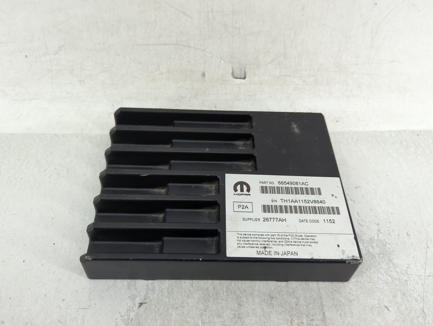 2022 Dodge Ram 1500 Radio AM FM Cd Player Receiver Replacement P/N:68549081AC Fits Fits 2019 2021 OEM Used Auto Parts - Oemu