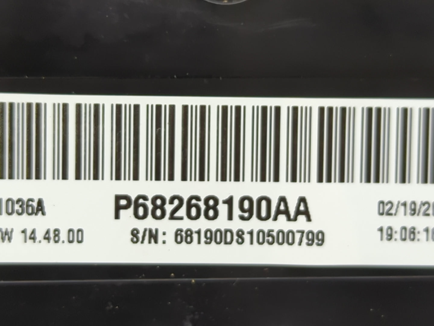 2022 Dodge Ram 1500 Climate Control Module Temperature AC/Heater Replacement P/N:P68268190AA Fits OEM Used Auto Parts - Oemu