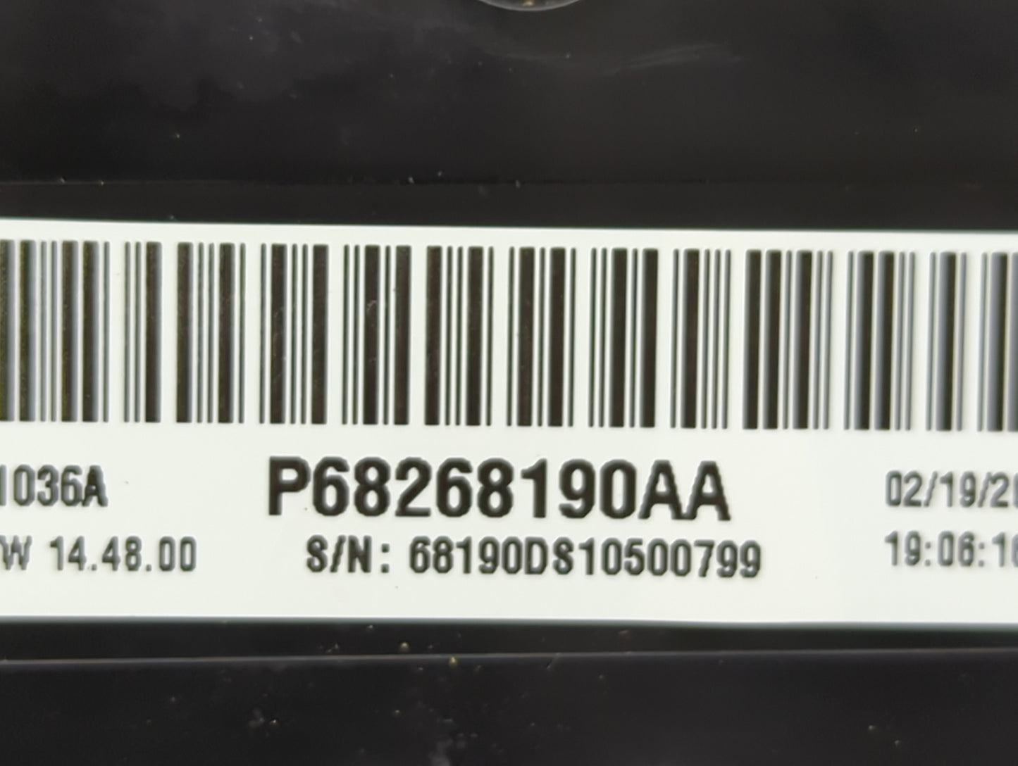 2022 Dodge Ram 1500 Climate Control Module Temperature AC/Heater Replacement P/N:P68268190AA Fits OEM Used Auto Parts - Oemu
