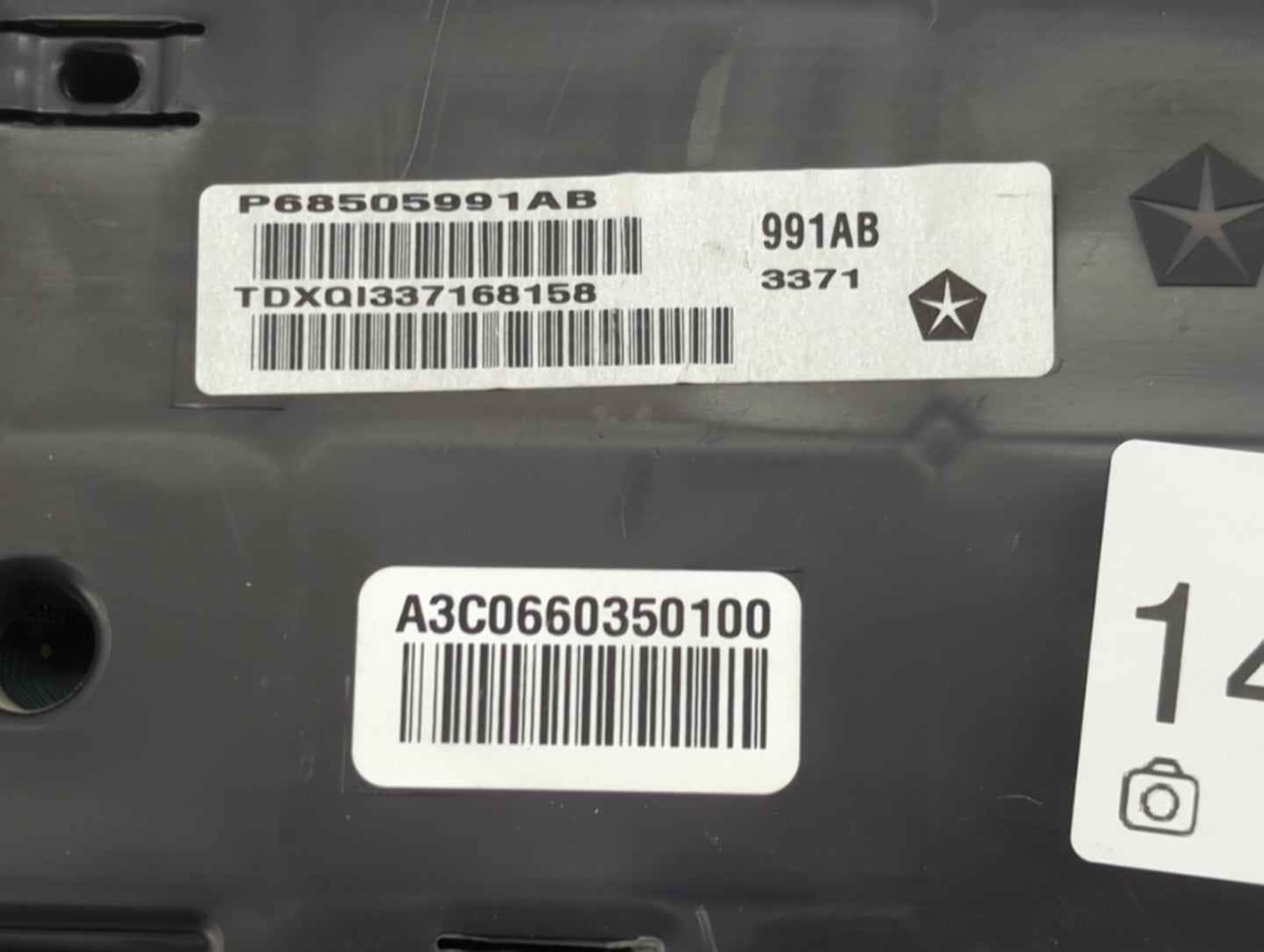 2022 Dodge Ram 1500 Instrument Cluster Speedometer Gauges P/N:68505991AB Fits OEM Used Auto Parts - Oemusedautoparts1.com
