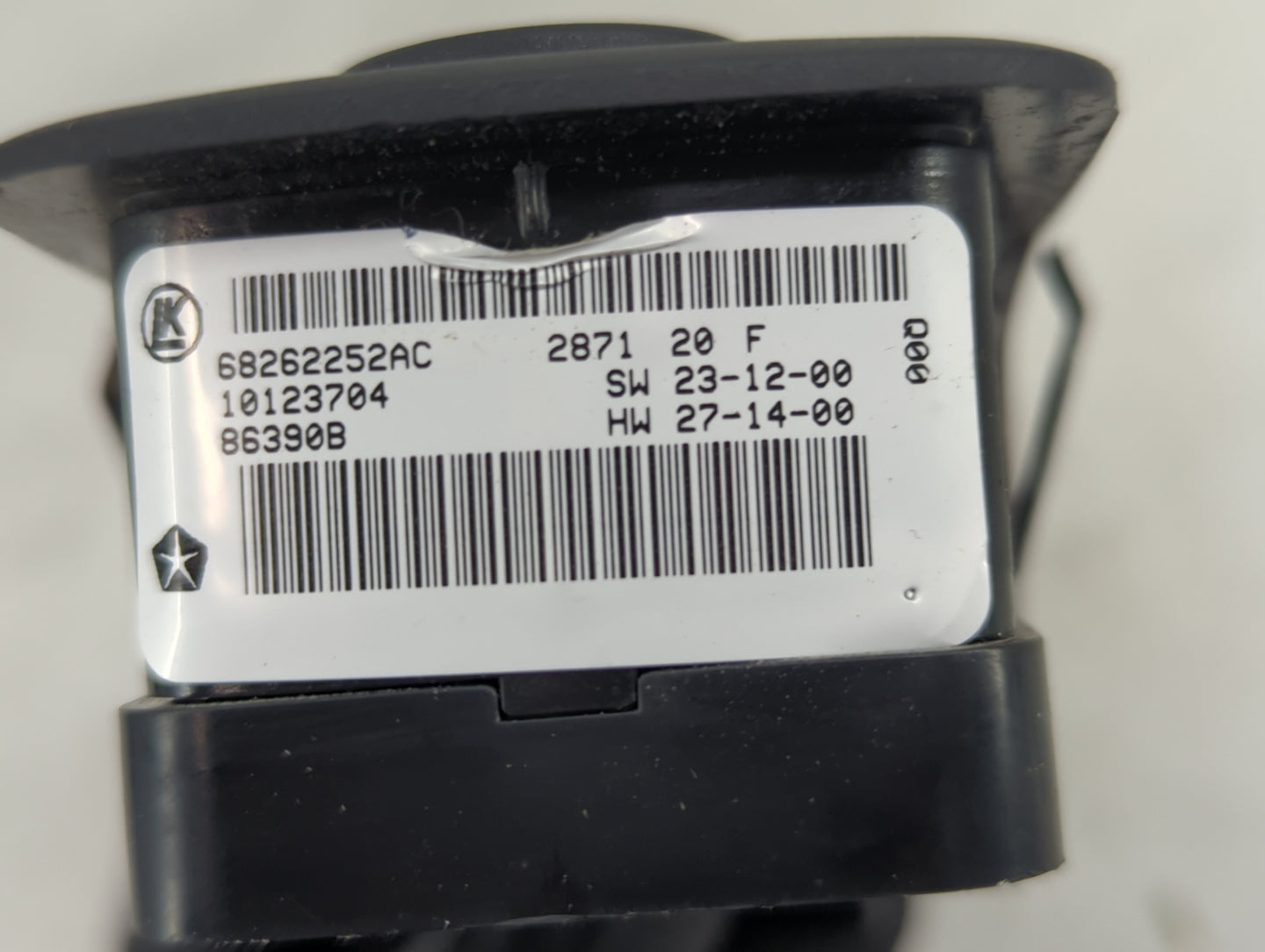 2022 Dodge Ram 1500 Master Power Window Switch Replacement Driver Side Left P/N:68262252AC Fits OEM Used Auto Parts - Oemuse