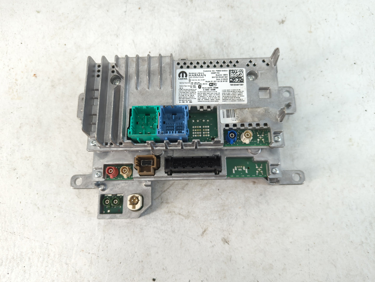 2022 Dodge Ram 1500 PCM Engine Control Computer ECU ECM PCU OEM P/N:P55531845AA Fits OEM Used Auto Parts - Oemusedautoparts1
