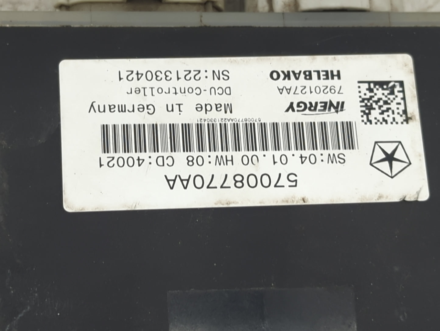 2022 Dodge Ram 3500 PCM Engine Control Computer ECU ECM PCU OEM P/N:57008770AA, 79201270AA Fits Fits 2019 2020 2021 OEM Used