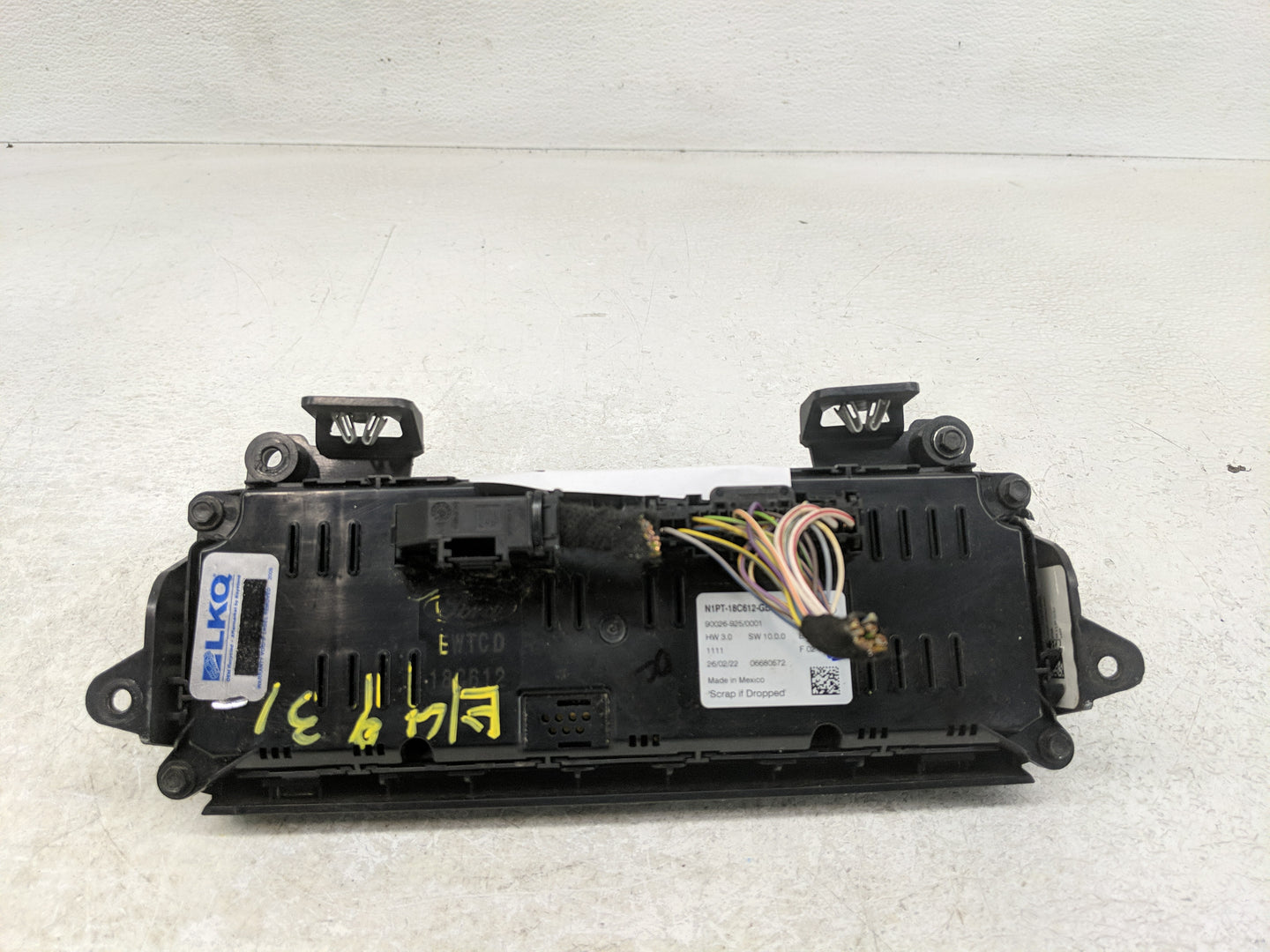 2021-2022 Ford Bronco Climate Control Module Temperature AC/Heater Replacement P/N:N1PT-18C612-GB Fits Fits 2021 2022 OEM Us