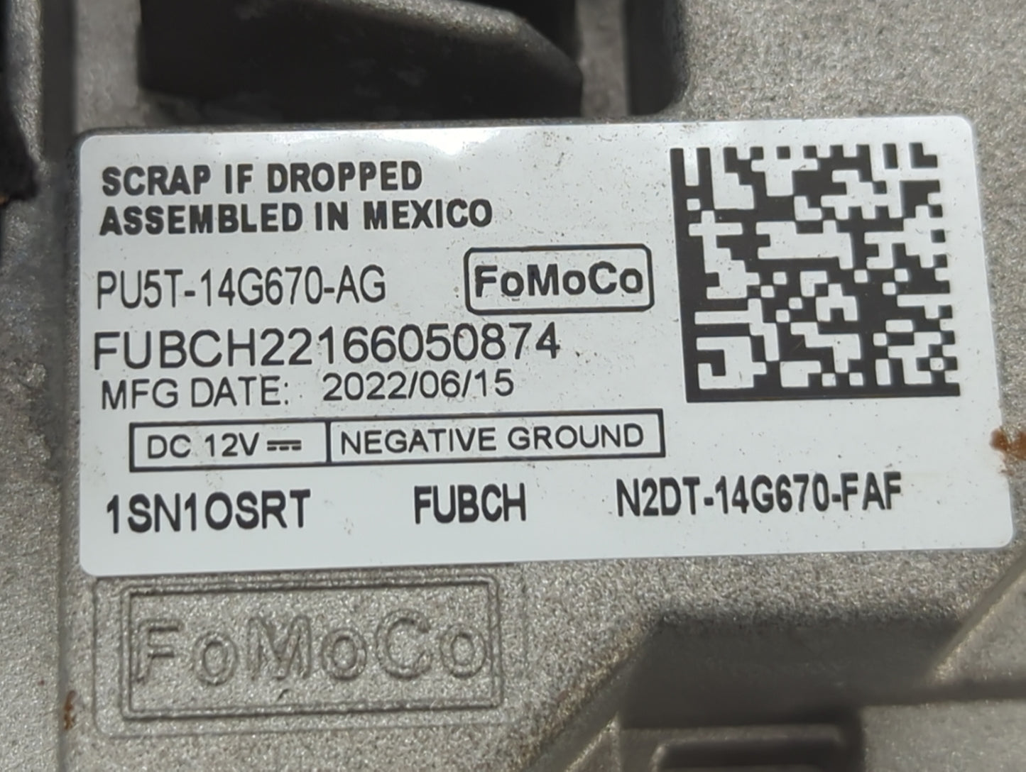 2022 Ford Bronco Radio AM FM Cd Player Receiver Replacement Fits OEM Used Auto Parts - Oemusedautoparts1.com