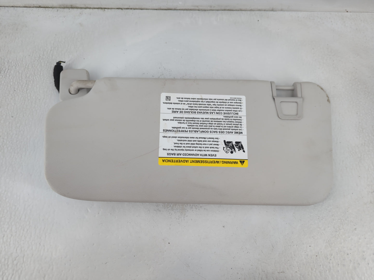 2021-2022 Ford Bronco Sun Visor Shade Replacement Passenger Right Mirror Fits Fits 2021 2022 OEM Used Auto Parts - Oemusedau