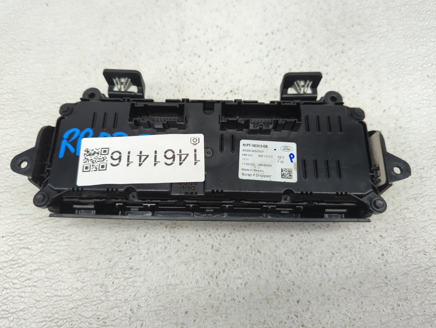 2022 Ford Bronco Sport Climate Control Module Temperature AC/Heater Replacement P/N:N1PT-18C612-GB 90026-925/0001 Fits OEM U