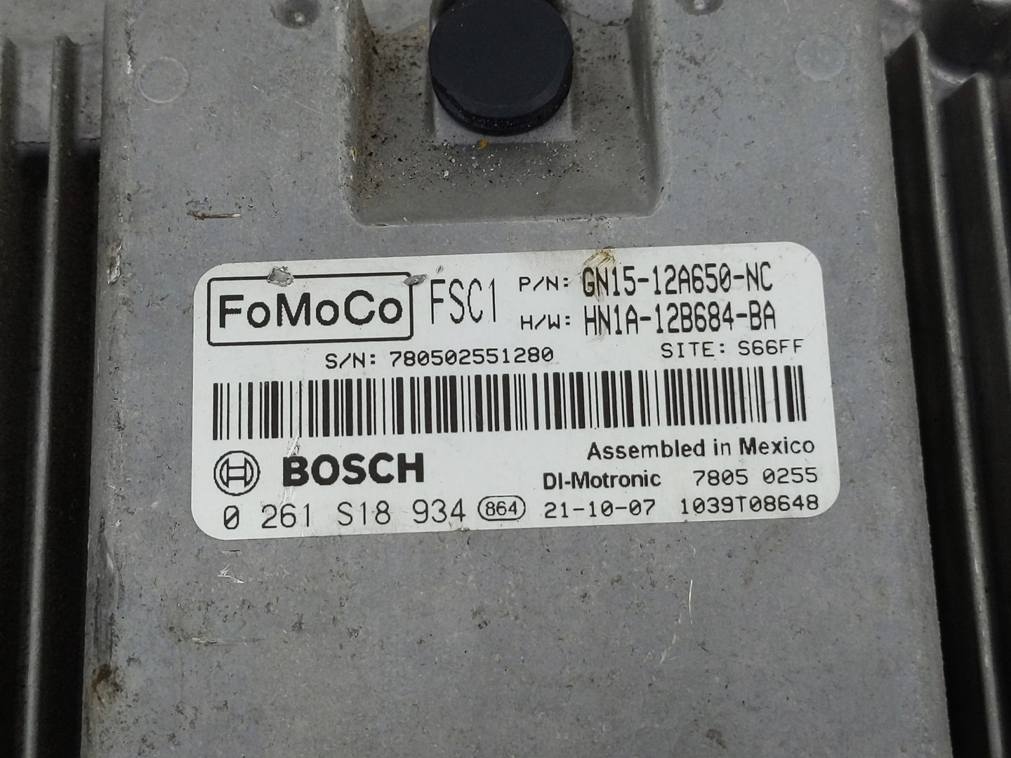2018-2022 Ford Ecosport PCM Engine Control Computer ECU ECM PCU OEM P/N:HN1A-12B684-BA GN15-12A650-NC Fits OEM Used Auto Par