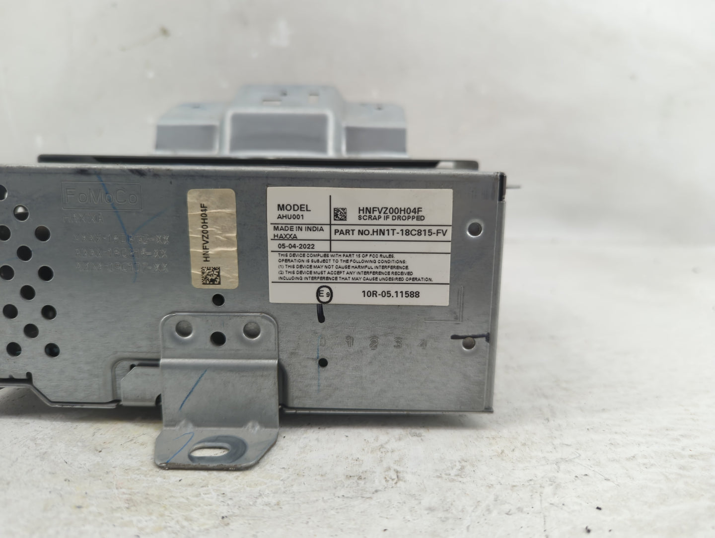 2018-2022 Ford Ecosport Radio AM FM Cd Player Receiver Replacement P/N:HN1T-18C815-FV Fits Fits 2018 2019 2020 2021 2022 OEM