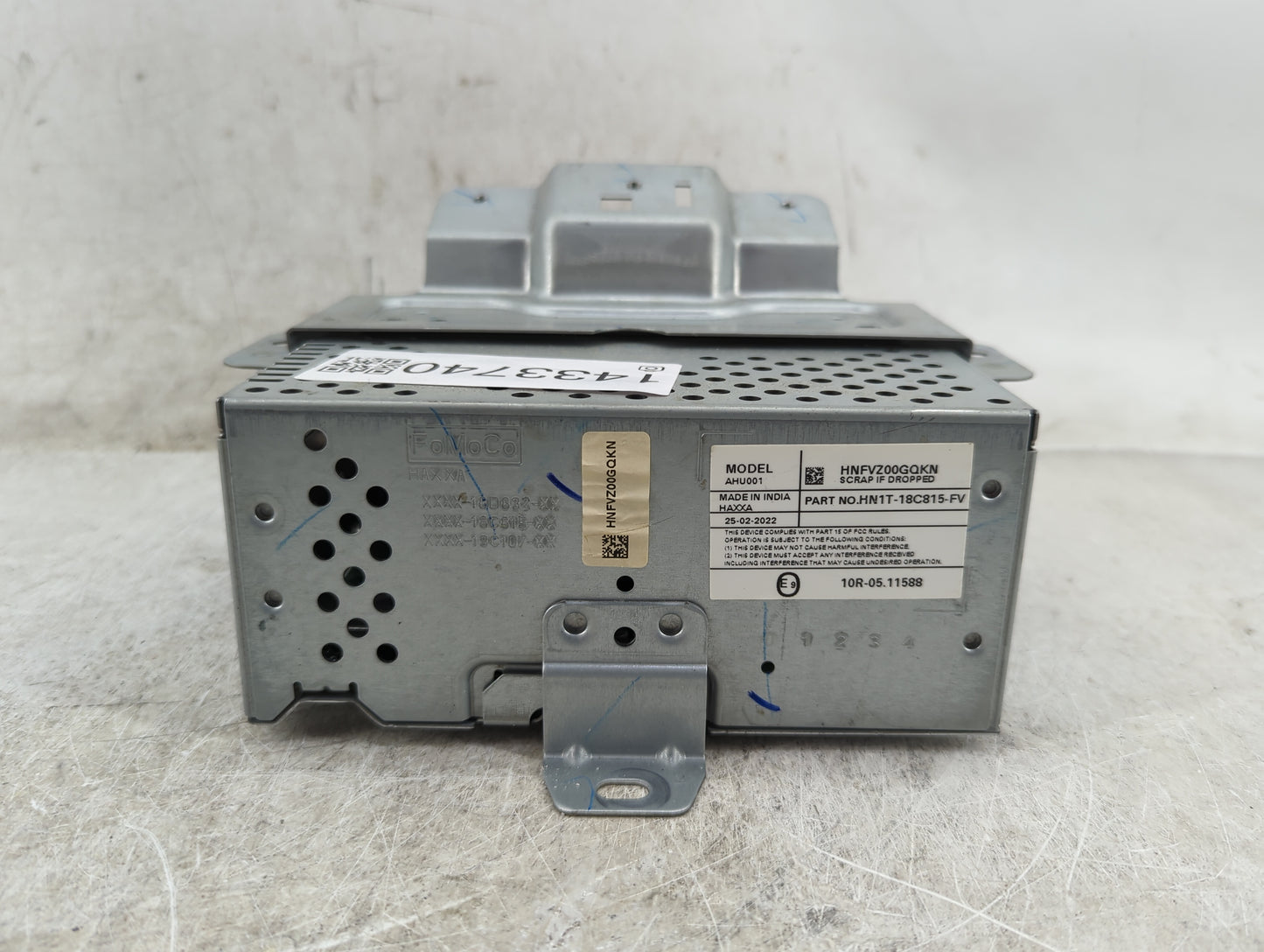 2018-2022 Ford Ecosport Radio AM FM Cd Player Receiver Replacement P/N:HN1T-18C815-FV HNFVZ00GQKN Fits OEM Used Auto Parts -