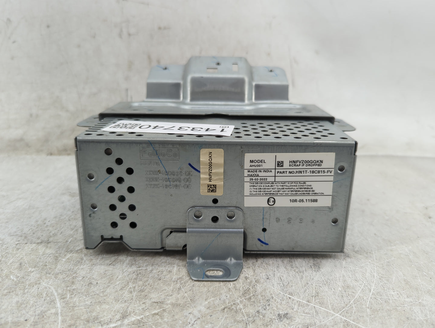 2018-2022 Ford Ecosport Radio AM FM Cd Player Receiver Replacement P/N:HN1T-18C815-FV HNFVZ00GQKN Fits OEM Used Auto Parts -