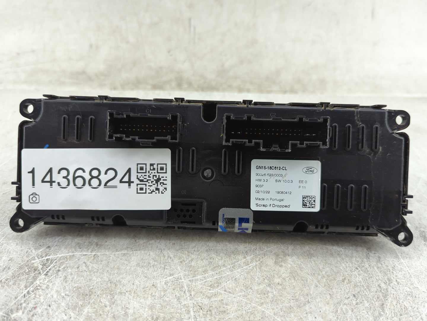 2021-2022 Ford Ecosport Climate Control Module Temperature AC/Heater Replacement P/N:GN15-18C612-CL Fits Fits 2021 2022 OEM 